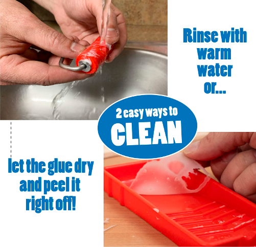 Glue Roller & Tray