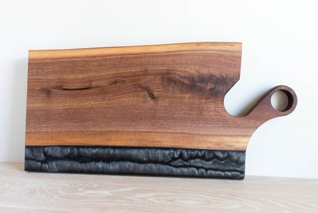 Small Round Handle Charcuterie Board