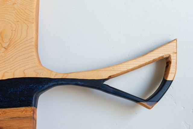 Triangle Charcuterie Board with Handle