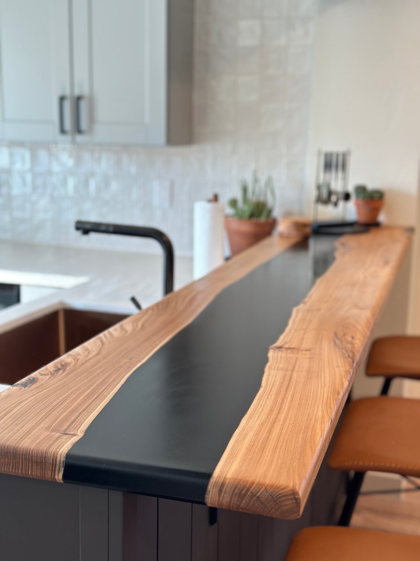 Elm/Epoxy Bar Top