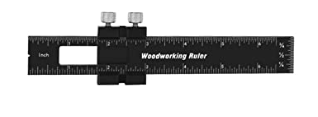 6" Black Precision Ruler