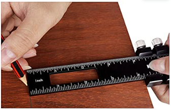 6" Black Precision Ruler