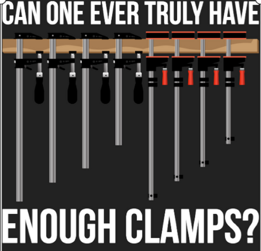 Enough Clamps Decal
