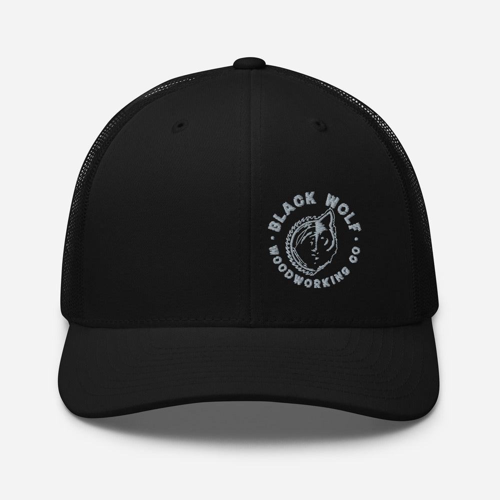 Black Wolf Trucker Hat
