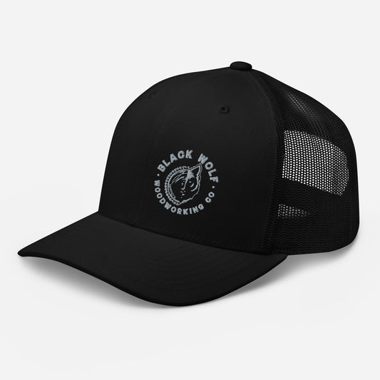 Black Wolf Trucker Hat